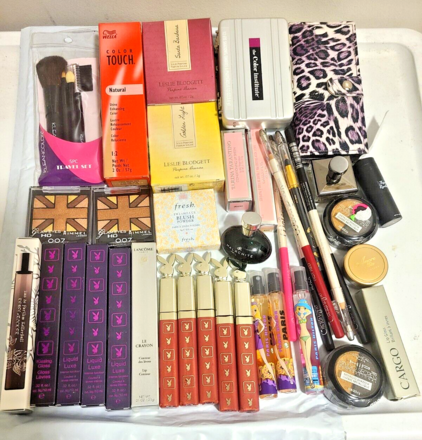 40 pc cosmetics perfume makeup lot eyeshadow lip gloss NEW