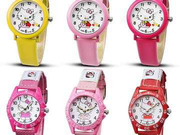 Buy Now: 40 Pcs Cute Cartoon Hello Kitty Watches