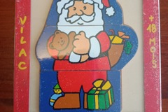 Vente: Puzzle en bois "la journée du Père-Noël" - VILAC - NEUF