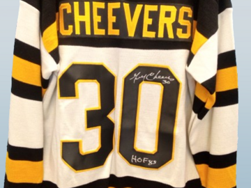 Buy Now: Vintage Signed Gerry Cheevers Boston Bruins