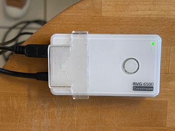 Gebruikte apparatuur: Röntgen sensor Carestream 