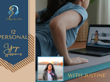 Wellness Session Packages: Personal Yoga Instructor (Virtual) with Justine