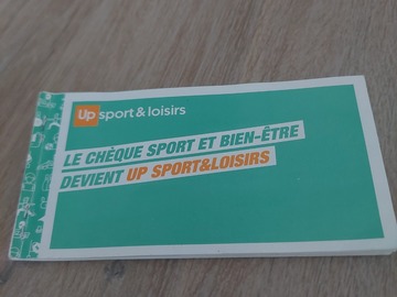 Vente: Chèques Up Sport et Loisirs (500€)