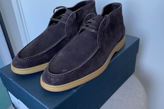 Selling with online payment: [EU] New Suitsupply dark brown suede chukka boots, size 42, US 9