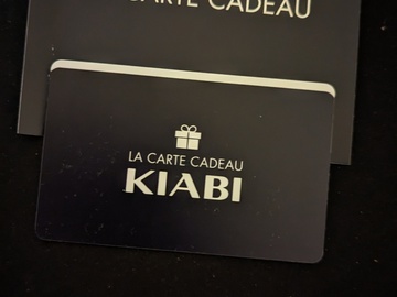 Vente: Carte cadeau Kiabi (100€)