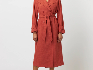 Selling: Lucie trench coat in brick