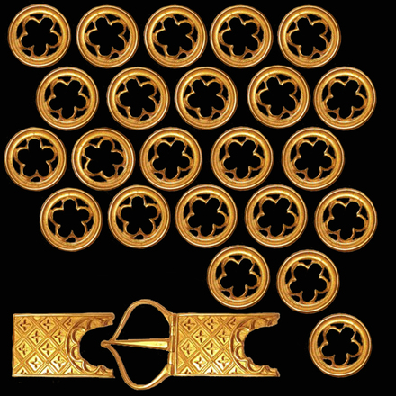 Visconti's Buckle Set 14th Century