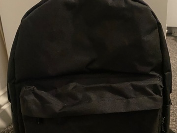 General outdoor: Black backpack 
