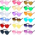 Comprar ahora: 100pcs Dazzling color love heart sunglasses