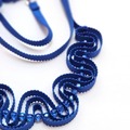  : Blue ribbon necklace