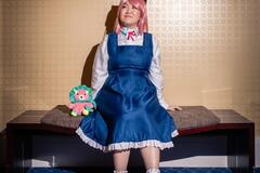 Selling with online payment: Amazon SpyxFamily Anya Forger Blue Dress Cosplay XL