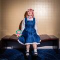 Selling with online payment: Amazon SpxFamily Anya Forger Blue Dress Cosplay XL