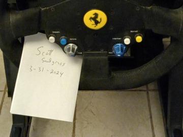 Selling with online payment: Thrustmaster ts-pc 488 Ferrari edition 
