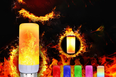 Buy Now: 50pcs - LED flame lamp dynamic colorful flame lamp