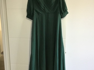 Selling: Bridesmaid dress - deep forest green full length 10-12 