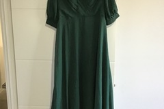 Selling: Bridesmaid dress - deep forest green full length 10-12 