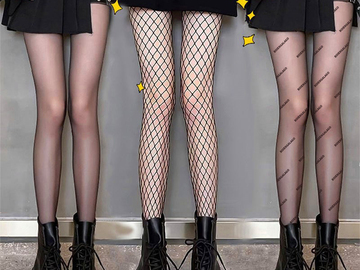 Buy Now: 60pcs Thin fishnet stockings anti-snatch body stockings