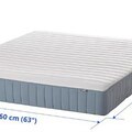 Myydään: Ikea VALEVÅG mattress 160x200 (only 1 year old)