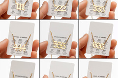 Comprar ahora: 100pcs Angel Number 111-999 Stainless Steel Pendant Necklace