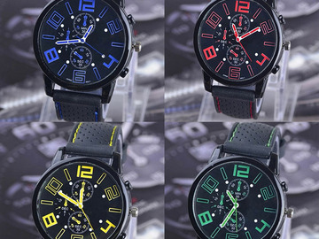 Buy Now: 30pcs Racing Silicone Outdoor Sports Quartz Watch