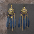 Buy Now: 60sets vintage tassel feather earrings