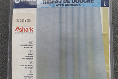 À vendre: Douchegordijn met ringen