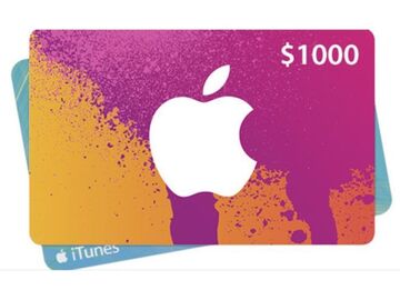 Buy Now: Buy $1000 itunes gift card 