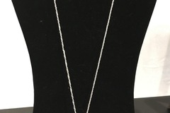 Buy Now: 50 pcs-Premier 24" Silvertone Necklace-2" Swarovski Pendant/Pin