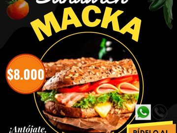 Productos: Macka Sándwich Gourmet