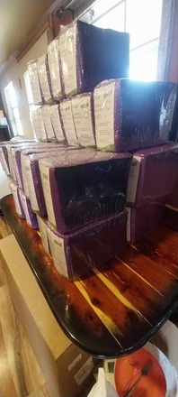 4 by 8 Purple bubble mailers 
