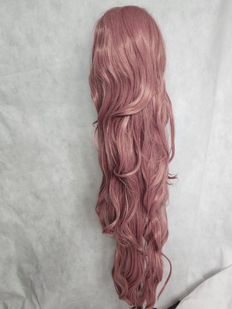 Uwowo SINoALICE Cinderella Dusty Rose Pink Long Wig