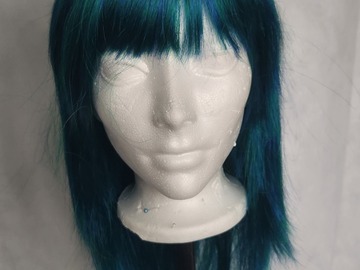 Selling with online payment: Turquoise Blue Green Blend Byleth Wig