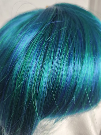 Turquoise Blue Green Blend Byleth Wig