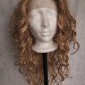 Selling with online payment: Curly Blonde Lace Front wig