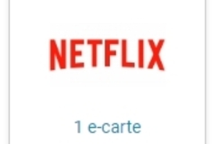 Vente: e-Carte cadeau Netflix (25€)