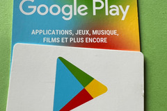 Vente: Carte prépayée Google Play (25€)