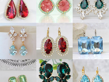 Buy Now: 60pcs Oval Women's Pendant Earrings