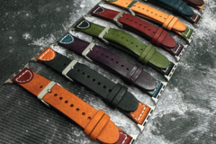  : Leather apple watch strap - 20mm watch band - birthday gift