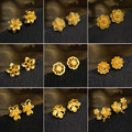 Comprar ahora: 140pcs - Vintage simple floral flower earrings