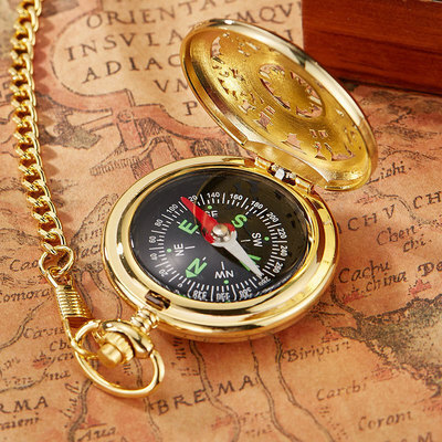 30pcs - Outdoor adventure gear compass pocket watch