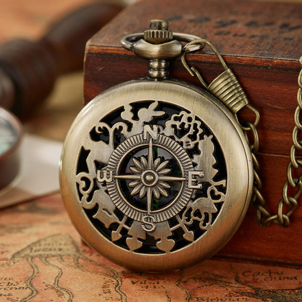 30pcs - Outdoor adventure gear compass pocket watch