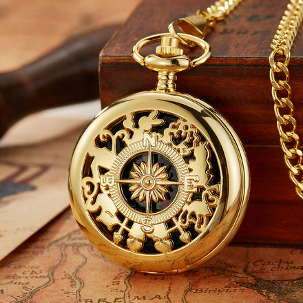 30pcs - Outdoor adventure gear compass pocket watch