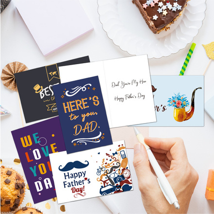 60pcs - Father's Day card with envelope sticker