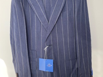 Selling with online payment: [EU] NWT Suitsupply navy striped Jort suit, size 36R