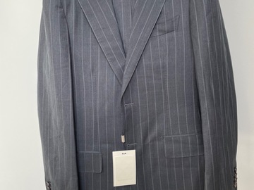 Selling with online payment: [EU] NWT Suitsupply charcoal striped s160 suit, size 36R