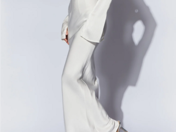 Selling: Meshki GISELLE Off Shoulder Cowl Neck Maxi Dress - White