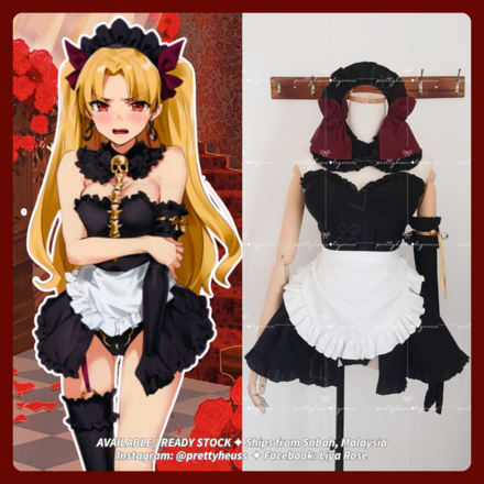 UWOWO Ereshkigal Maid Outfit Ver Fanart Fate Grand Order Costume