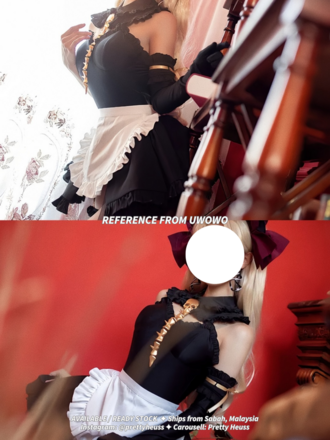 UWOWO Ereshkigal Maid Outfit Ver Fanart Fate Grand Order Costume