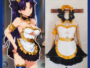 Selling with online payment:  UWOWO Ishtar Maid Outfit Ver Fanart Fate Grand Order Costume