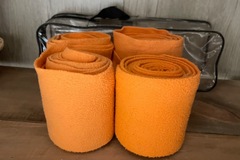 Venta: Mantilla + vendas color naranja